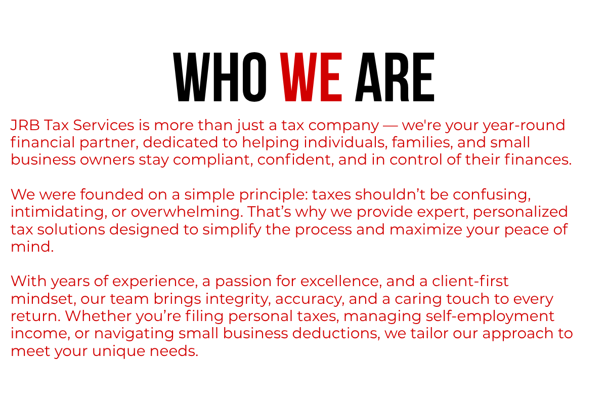 ABOUT JRB TAX